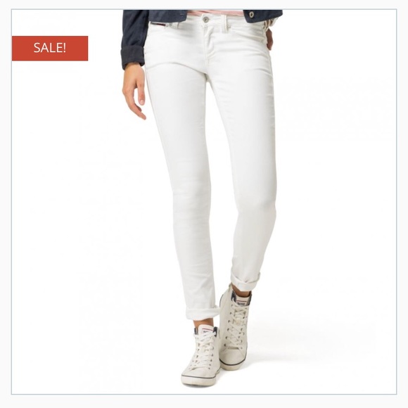WOMENS TOMMY HILFIGER JEANS Size 6- White - Picture 4 of 4